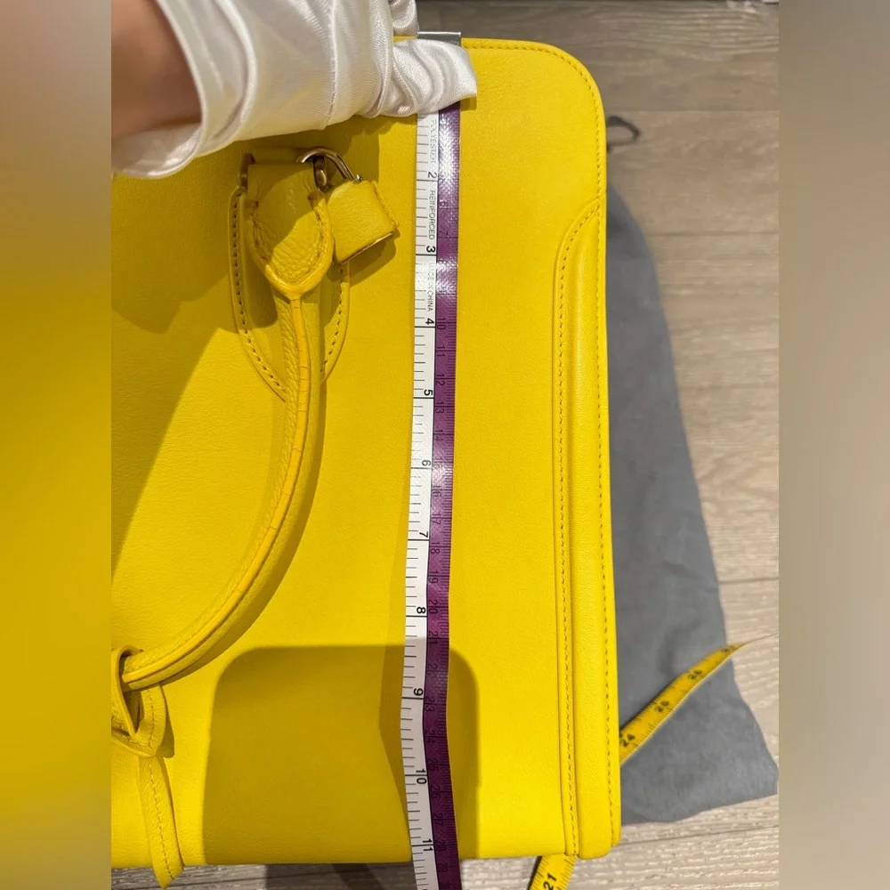 Alexander McQueen Bright Yellow Leather Tote